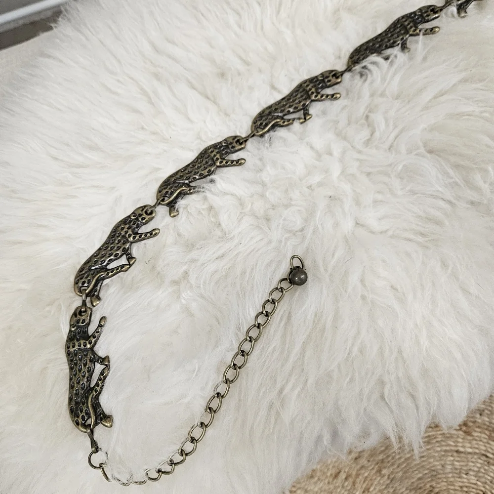 Leopard Chain Belt - Picture 2 of 3